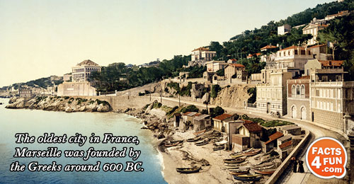 The oldest city in France, Marseille was founded by the Greeks around 600 BC.