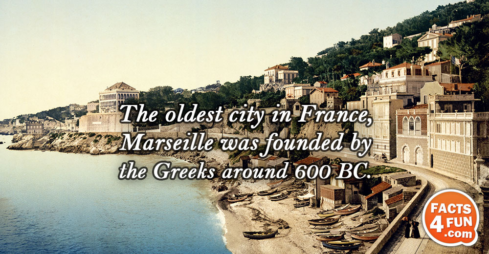 The oldest city in France, Marseille was founded by the Greeks around 600 BC.